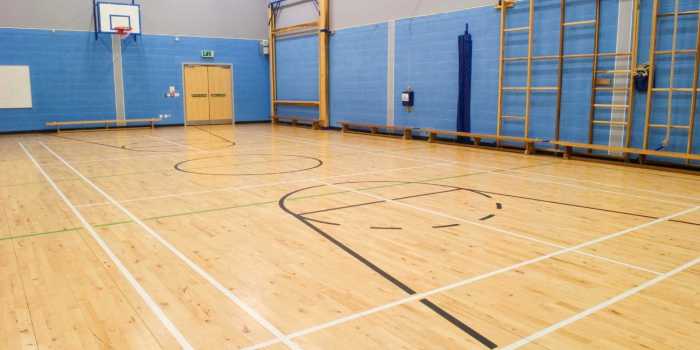 1 9 1 - Anggaran Lantai Parket Lapangan Basket Sekolah