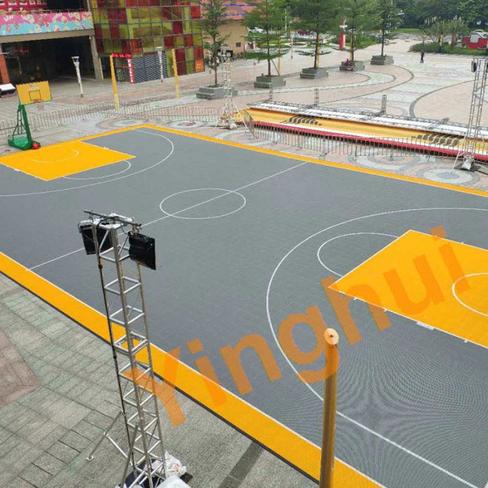Outdoor Basketball Court Modular Flooring Tiles 1 - Memahami Lantai Lapangan Basket Outdoor