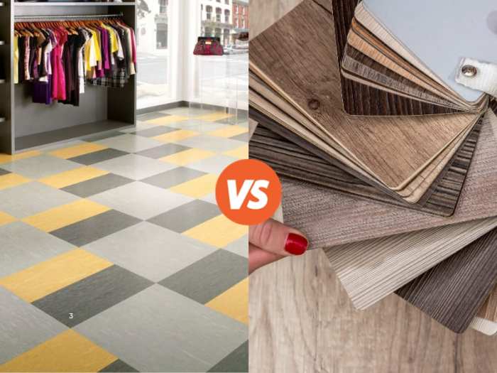 Vinyl flooring vs Linoleum Flooring 1 - Lantai Parket vs Vinyl Panduan Memilih Lantai Impian Anda