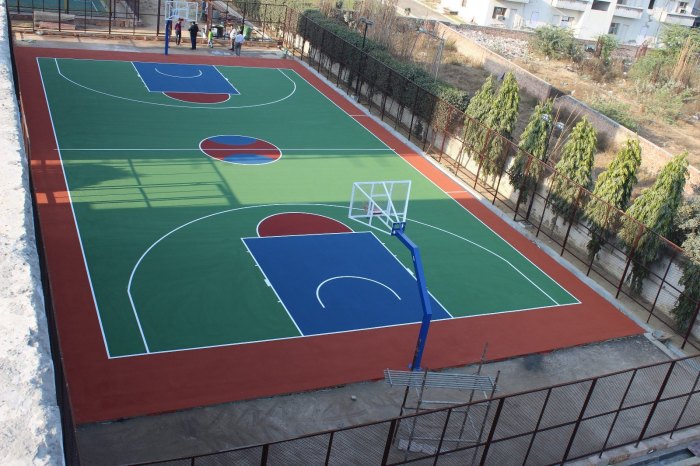 gl bajaj 3 - Memahami Lantai Lapangan Basket Indoor