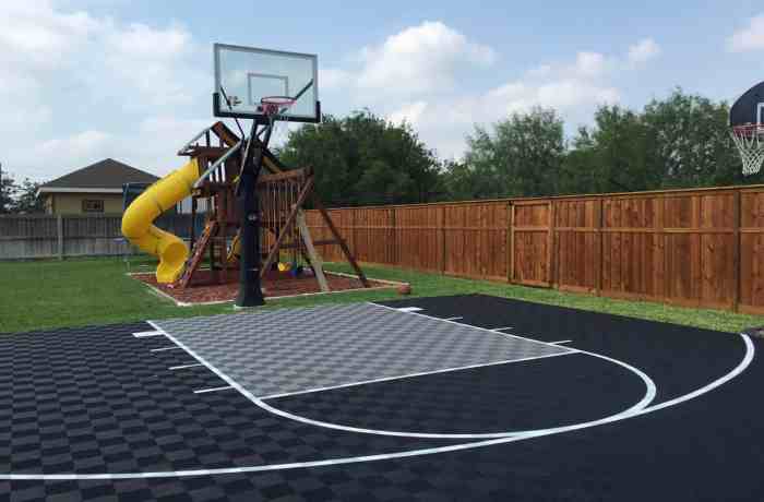 outdoor basketball court tiles after 1 - Lapangan Basket Interlock Outdoor Pilihan Terbaik untuk Aktivitas Sehat