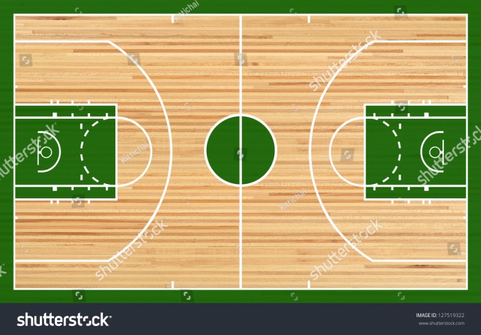 stock photo basketball court parquet 127519322 1 - Lantai Parket Basket &amp; Performa Shooting Pemain
