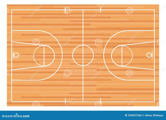 wooden basketball court floor lines top view gym parquet field vector illustration 294037366 - Perawatan Cepat Lantai Parket Basket Pasca Hujan
