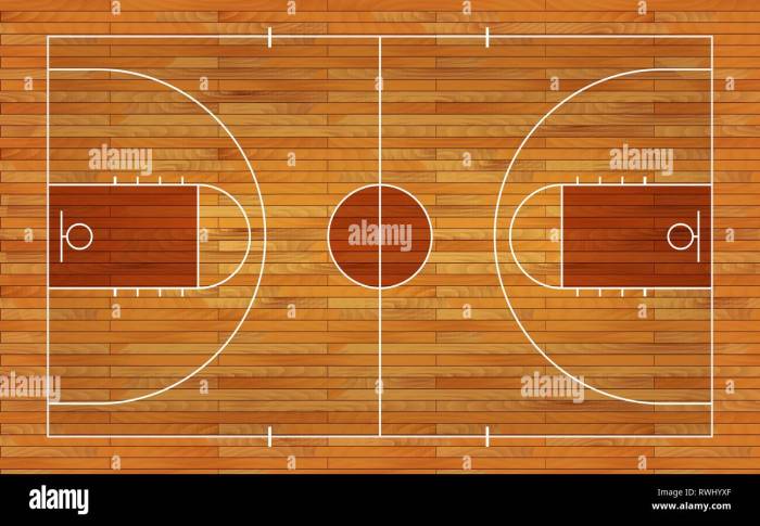 basketball court floor with line on wood texture background vector illustration RWHYXF 1 - Inspeksi Pra-Kompetisi Lantai Parket Basket