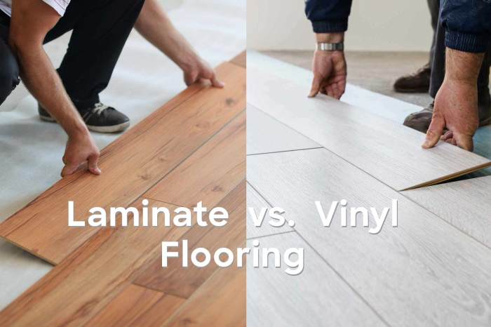 vinyl flooring vs laminate 1 - Perbedaan lantai parket dan LVT untuk basket pilihan utama